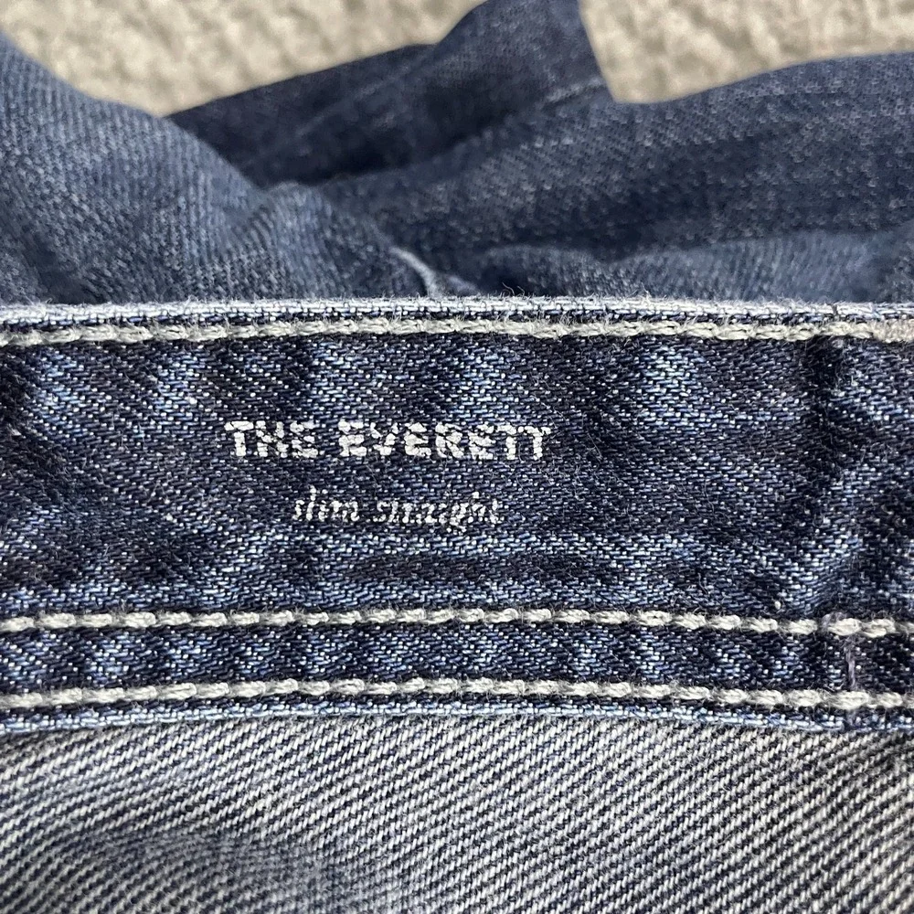 AG Adriano Goldschmied The Everett Jeans Mens 31R Blue Slim Straight Denim